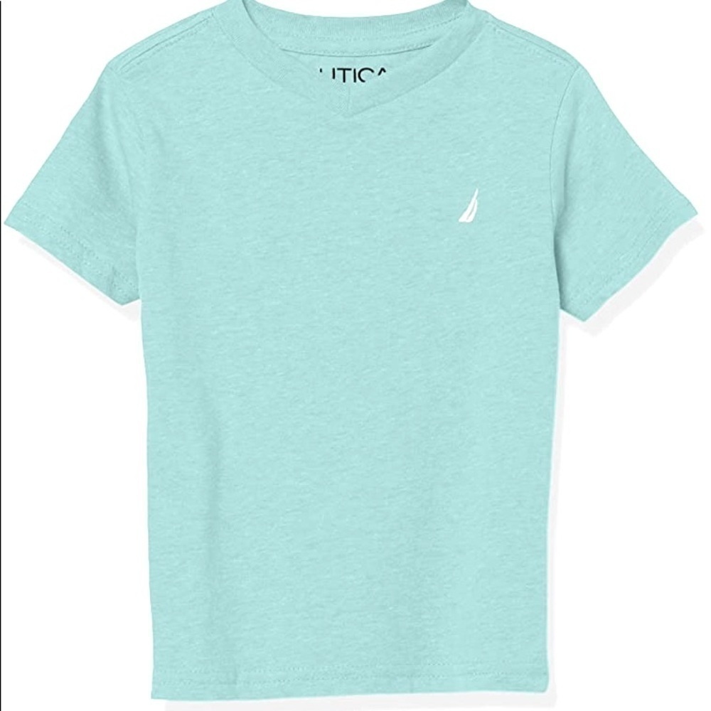 𝅺NAUTICA Boys V-Neck T-Shirt